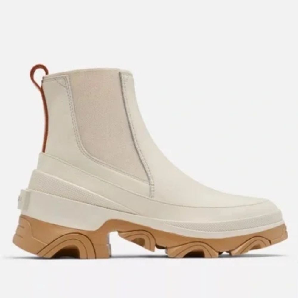 Sorel Leather WOMEN'S BREX™ BOOT CHELSEA Natural, Sea Salt Sz 7.5